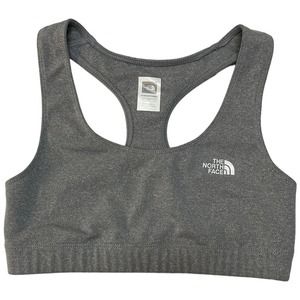 The North Face Vapor Wick Sports Bra Yoga Racerback Gray S